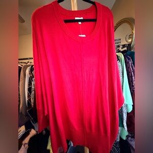 Wonderly Bold Red Crew Neck Sweater